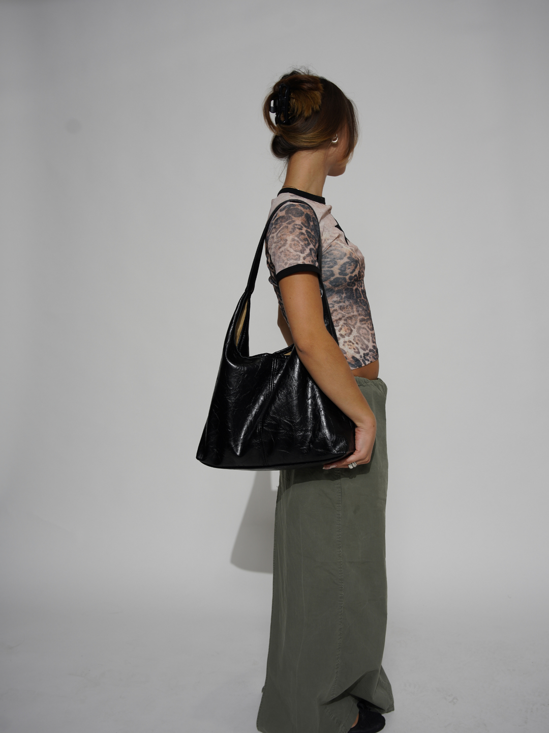 Jytte™ | Chic Sort Hobo Taske