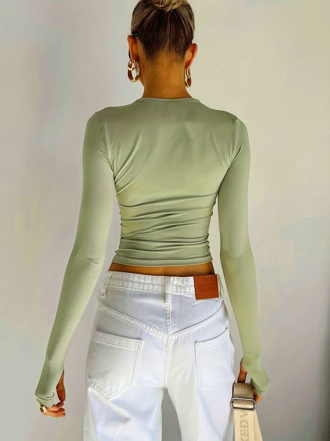 Saar™ | Basic langærmet top