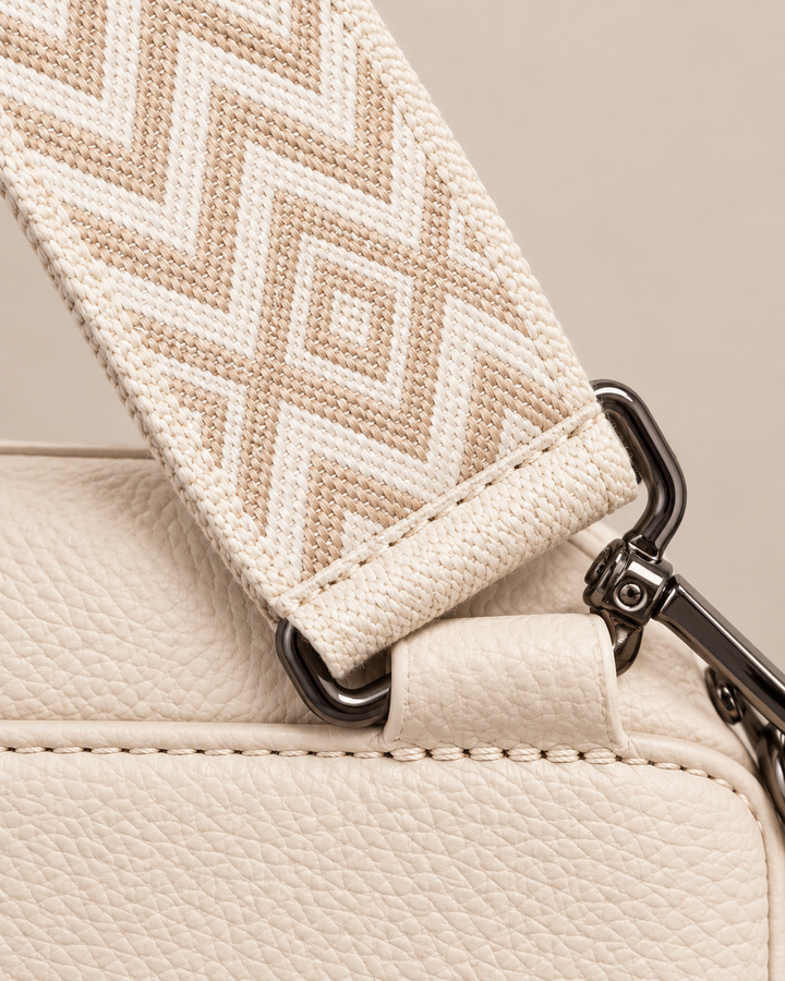 Sanne | Crossbodytaske med mønstret rem