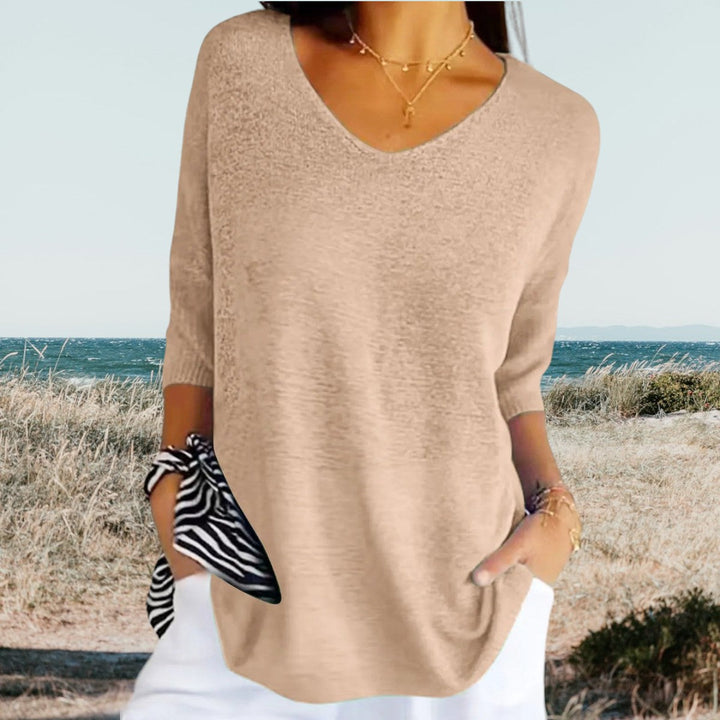 Nena | Stilfuld V-Hals Casual Top