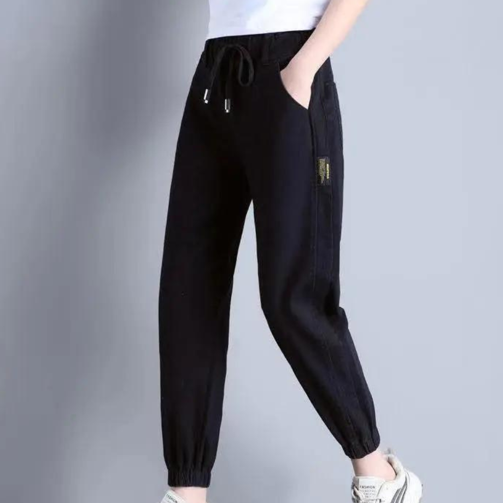 Louise™ | Stilfulde Denim Jogger Bukser