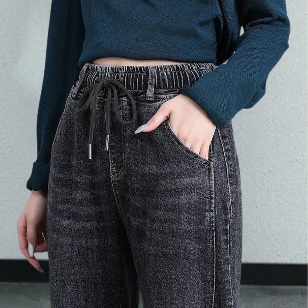 Louise™ | Stilfulde Denim Jogger Bukser