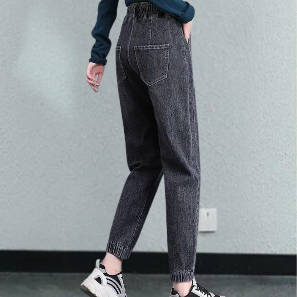 Louise™ | Stilfulde Denim Jogger Bukser