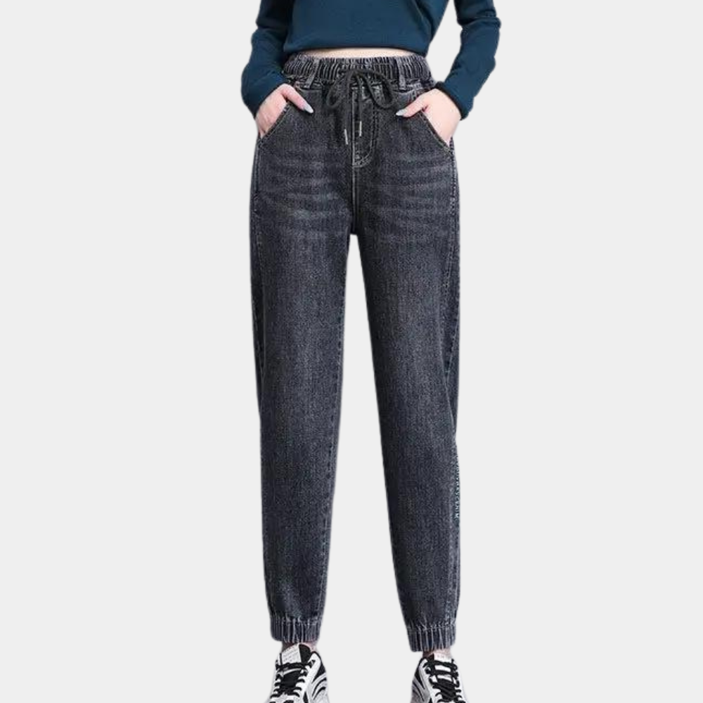 Louise™ | Stilfulde Denim Jogger Bukser