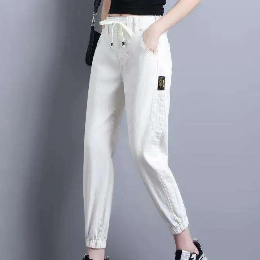 Louise™ | Stilfulde Denim Jogger Bukser