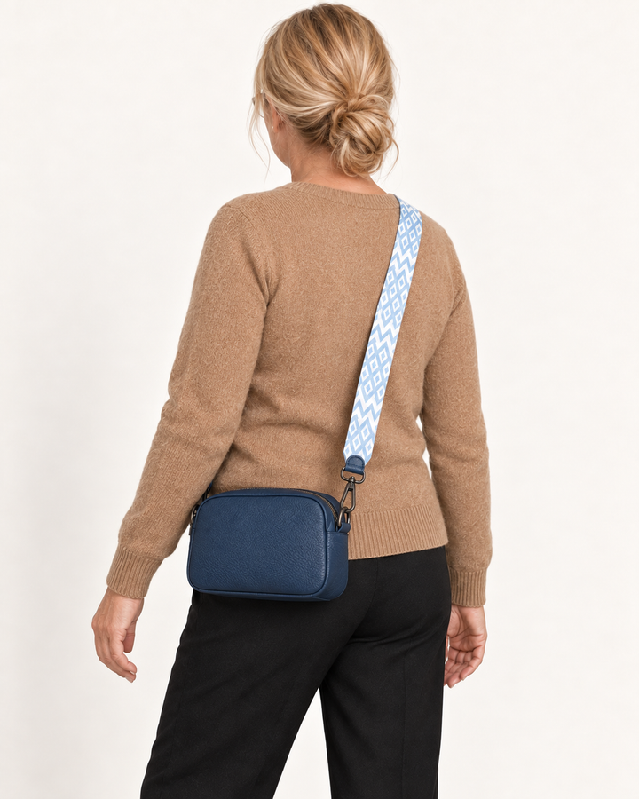 Sanne | Crossbodytaske med mønstret rem