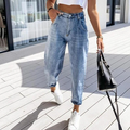 Emilie | Stilfulde Højtaljede Baggy Jeans