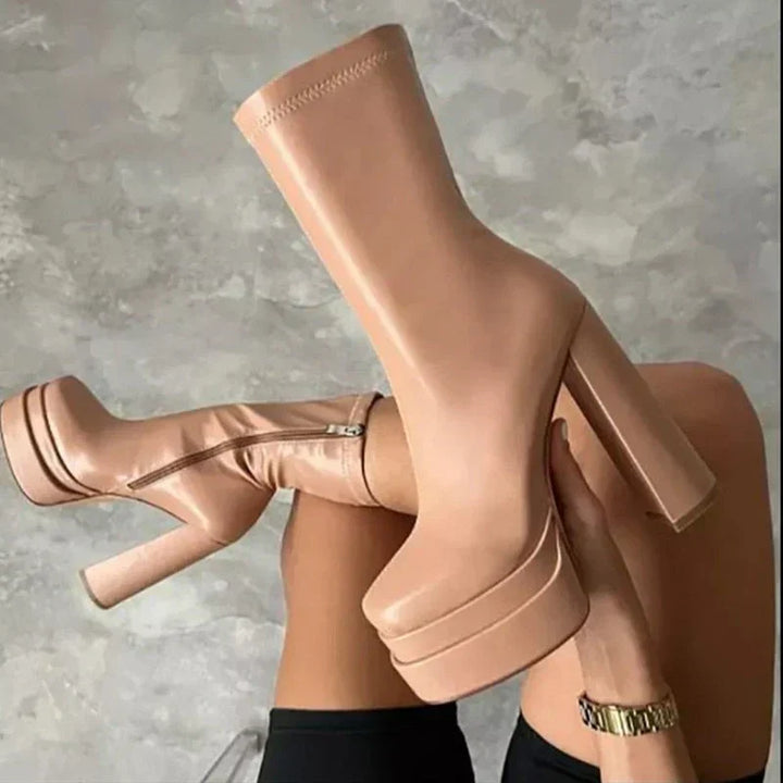 Nikoline™ | Stilfulde Høje Støvler