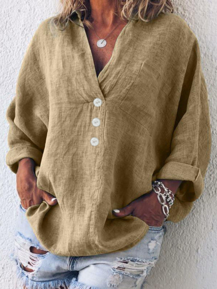 Freja™ | Luftig og behagelig top i og hør