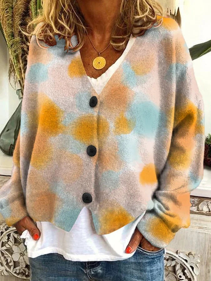 Petal™ | Blomstret cardigan med broderi