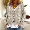 Petal | Blomstret cardigan med broderi