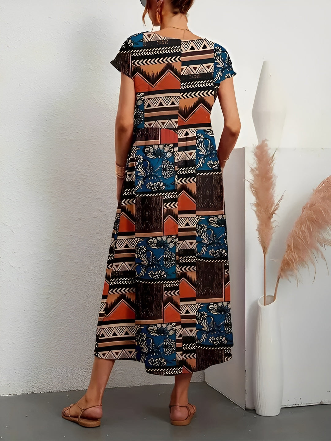 Mirjam™ | Let sommerkjole med blomsterprint