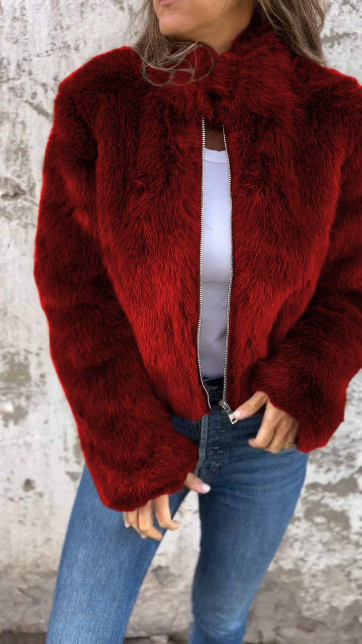 Sarah™ | Faux Fur Jakke