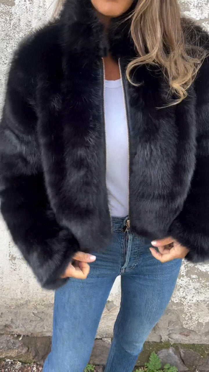Sarah™ | Faux Fur Jakke