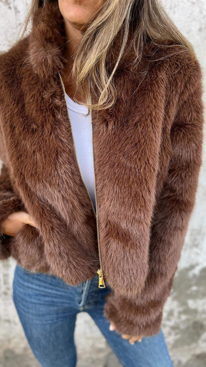 Sarah™ | Faux Fur Jakke