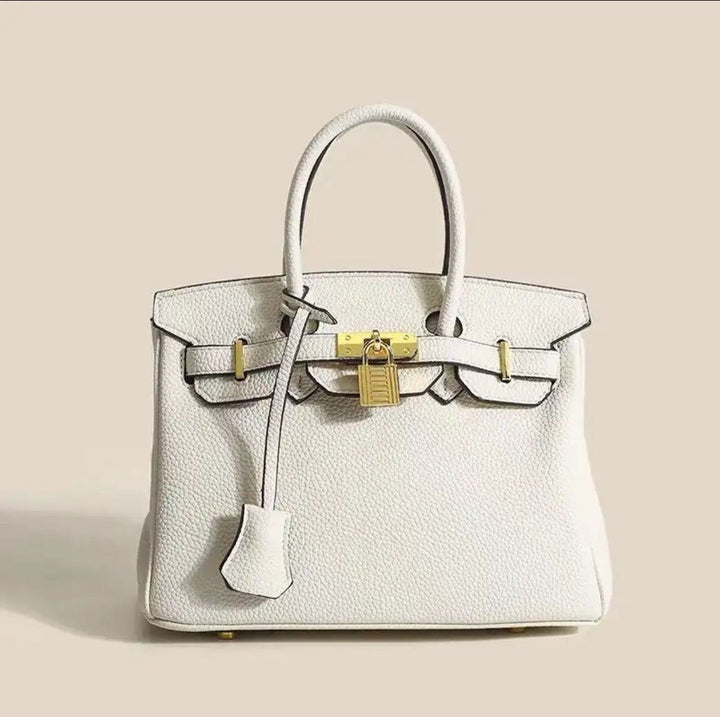 Nina™ | Klassisk Læder Håndtaske