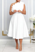 Josepha | Stilfuld One-Shoulder A-Line Kjole