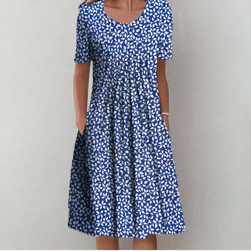 Nicolina | Sommerkjole med blomsterprint